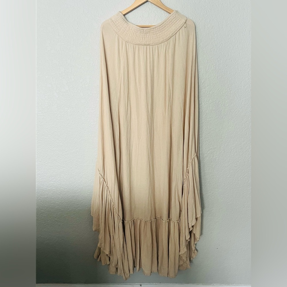 Free People Beach sleeveless long dress Women's size large - Picture 3 of 3